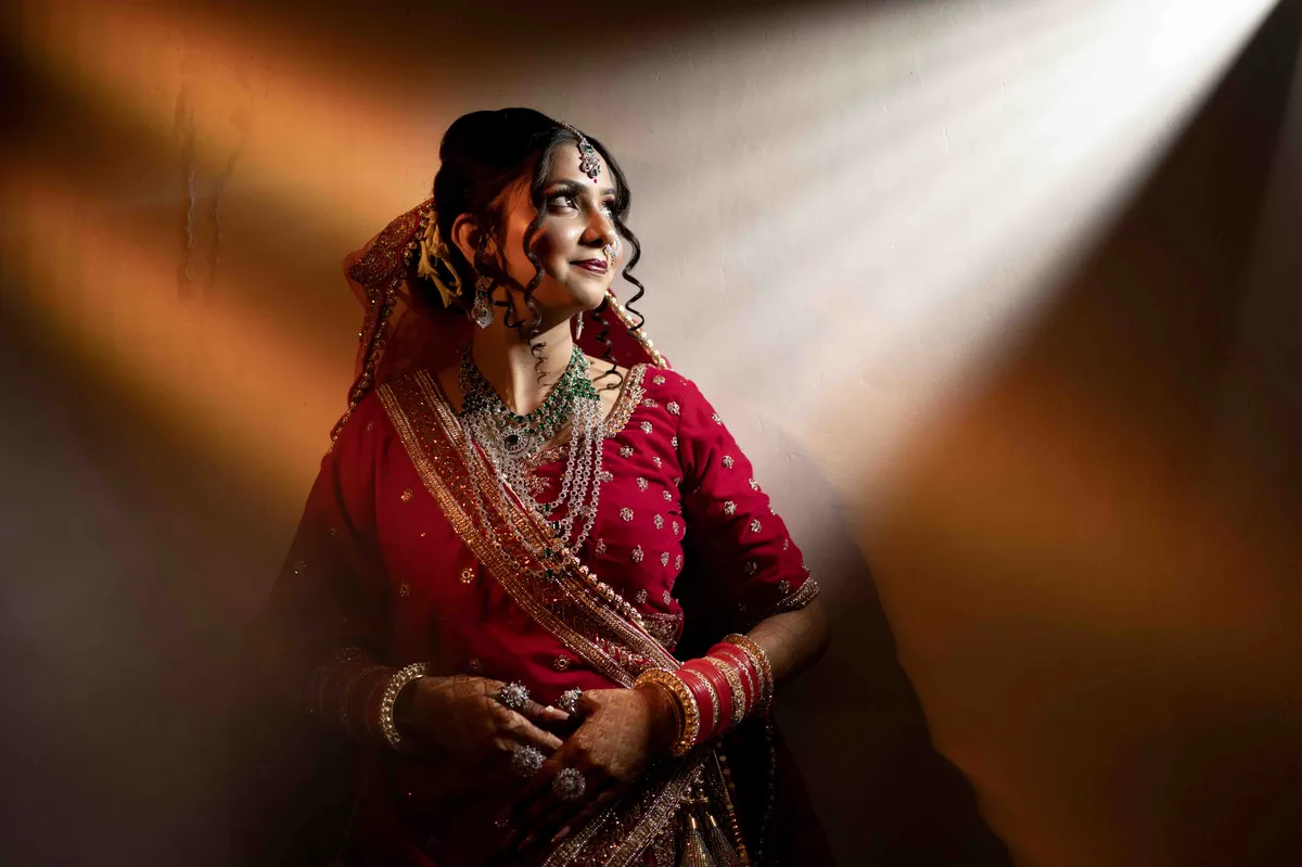 Candid bride portrait Asansol